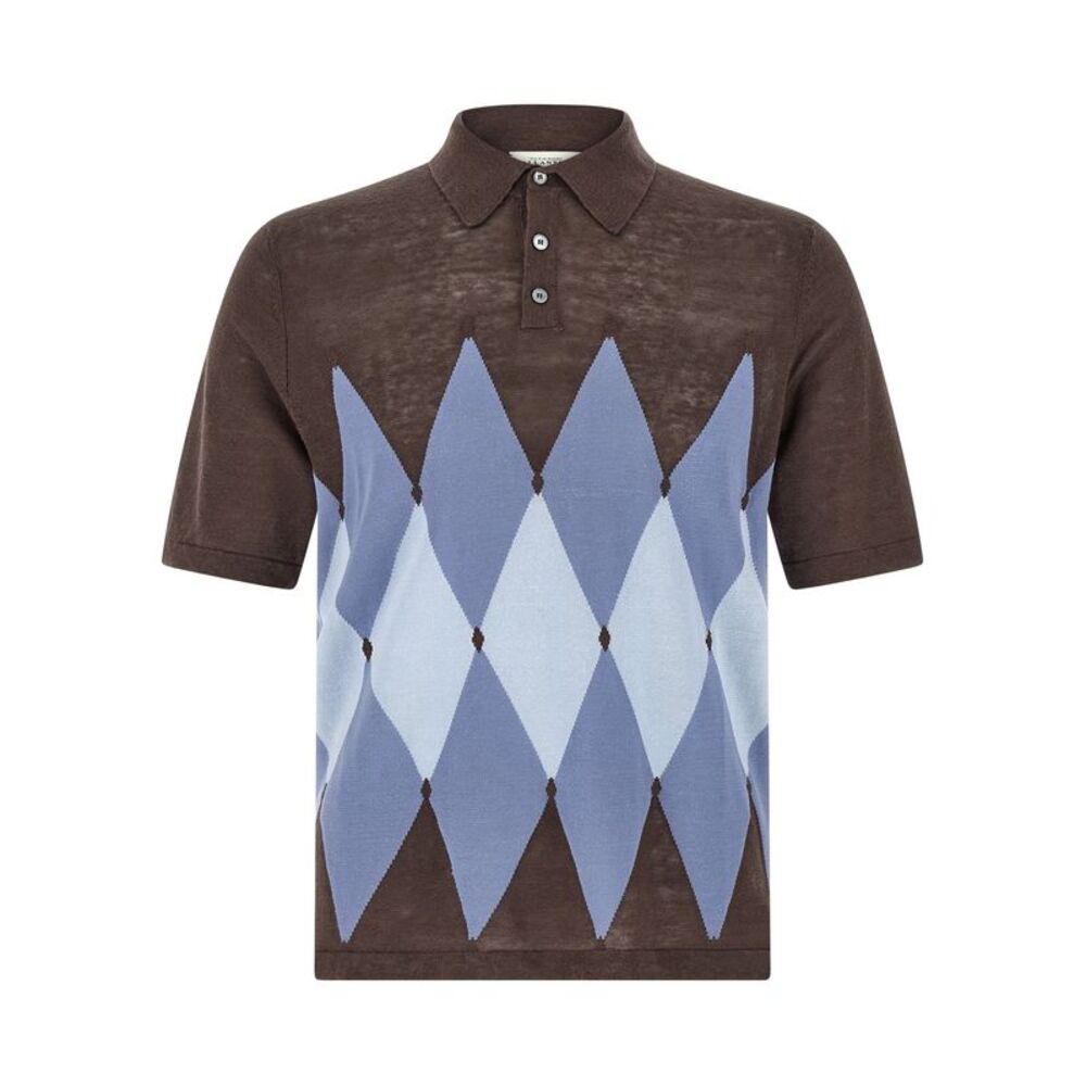 Ballantyne Men Polo Argyle